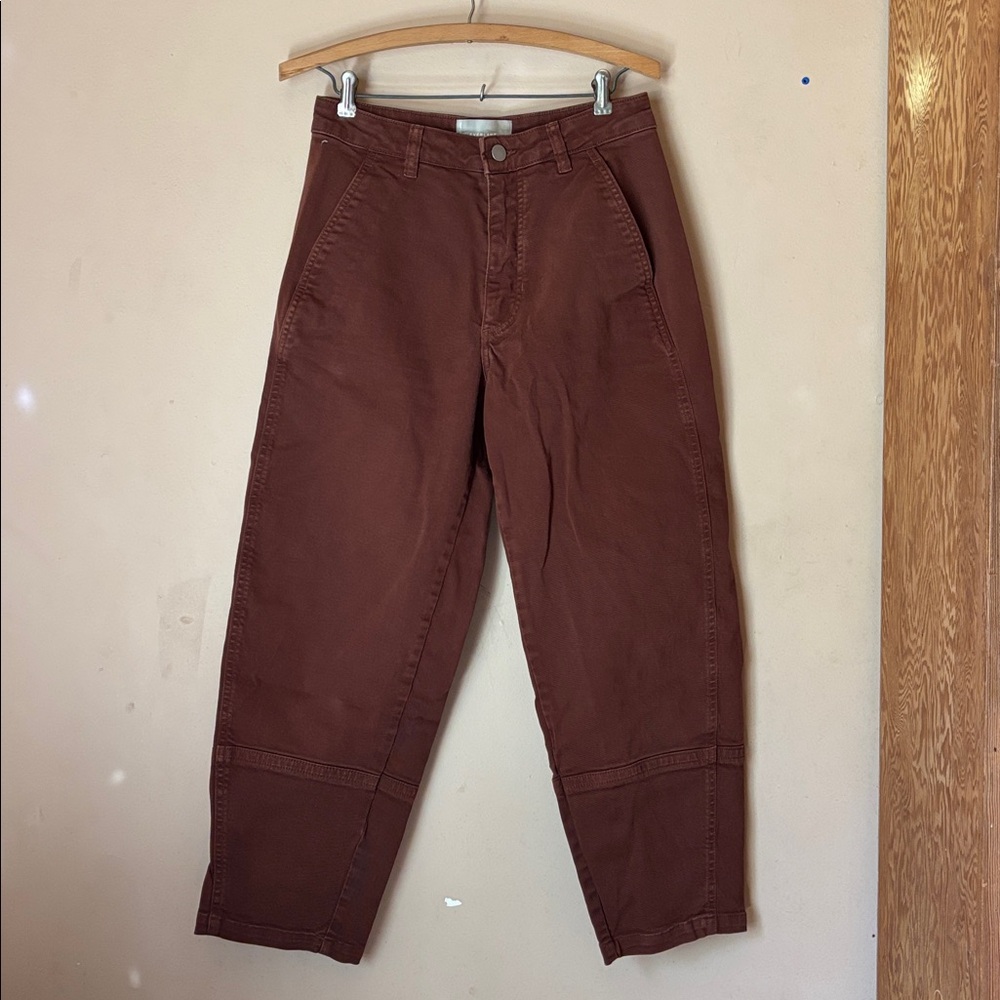 Everlane Utility Barrel Pant in Rosewood, 6 - Picture 7 of 11